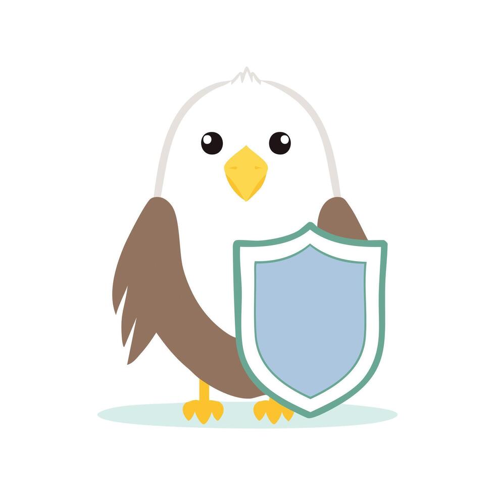 Eagle with Shield vector