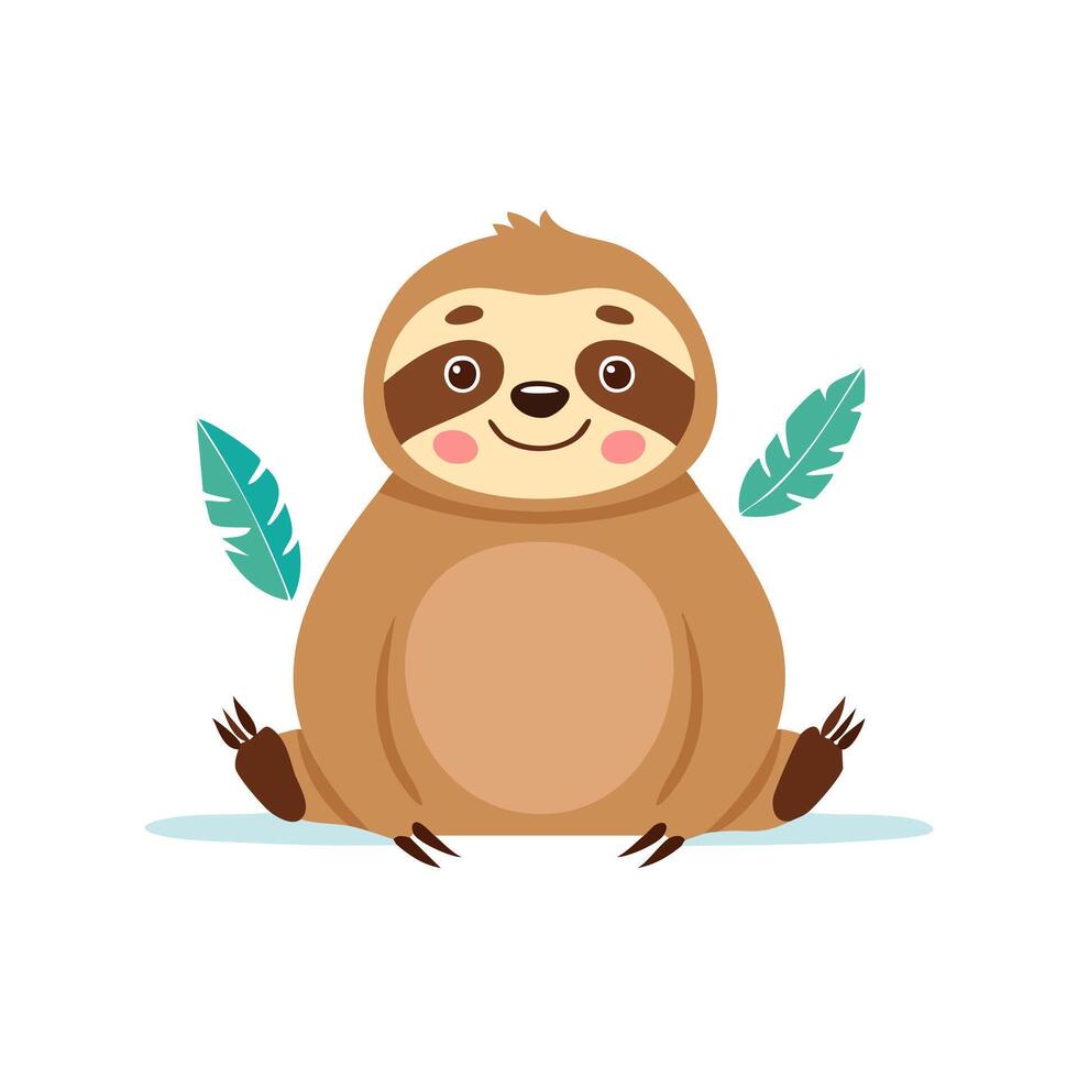 Sloth with Theater Mask vector