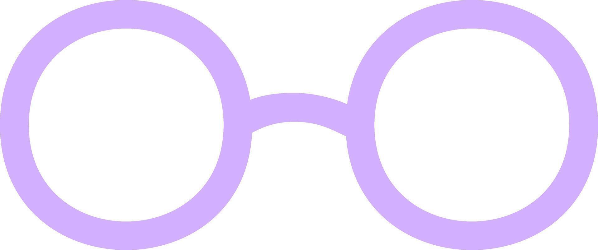 Lavender round eyeglasses symbolize vision correction, personal style, and a fashion forward approach to eyewear, adding a touch of color and sophistication vector