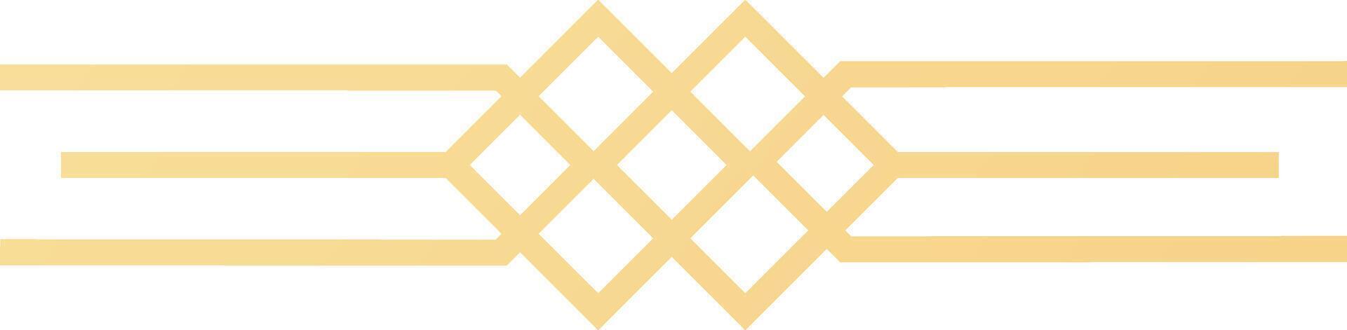 Gold geometric pattern forming rhombuses and horizontal lines creating an elegant and modern design, ideal for backgrounds, decorations, and graphic design projects vector