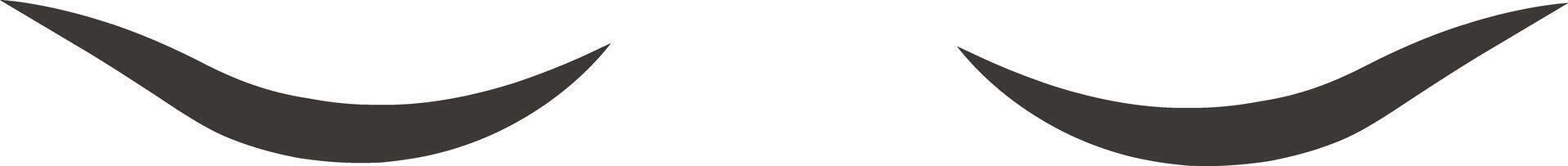 Two black boomerangs spinning gracefully against a pristine white background, creating an engaging visual of motion and energy, embodying dynamic curves and elegant design vector