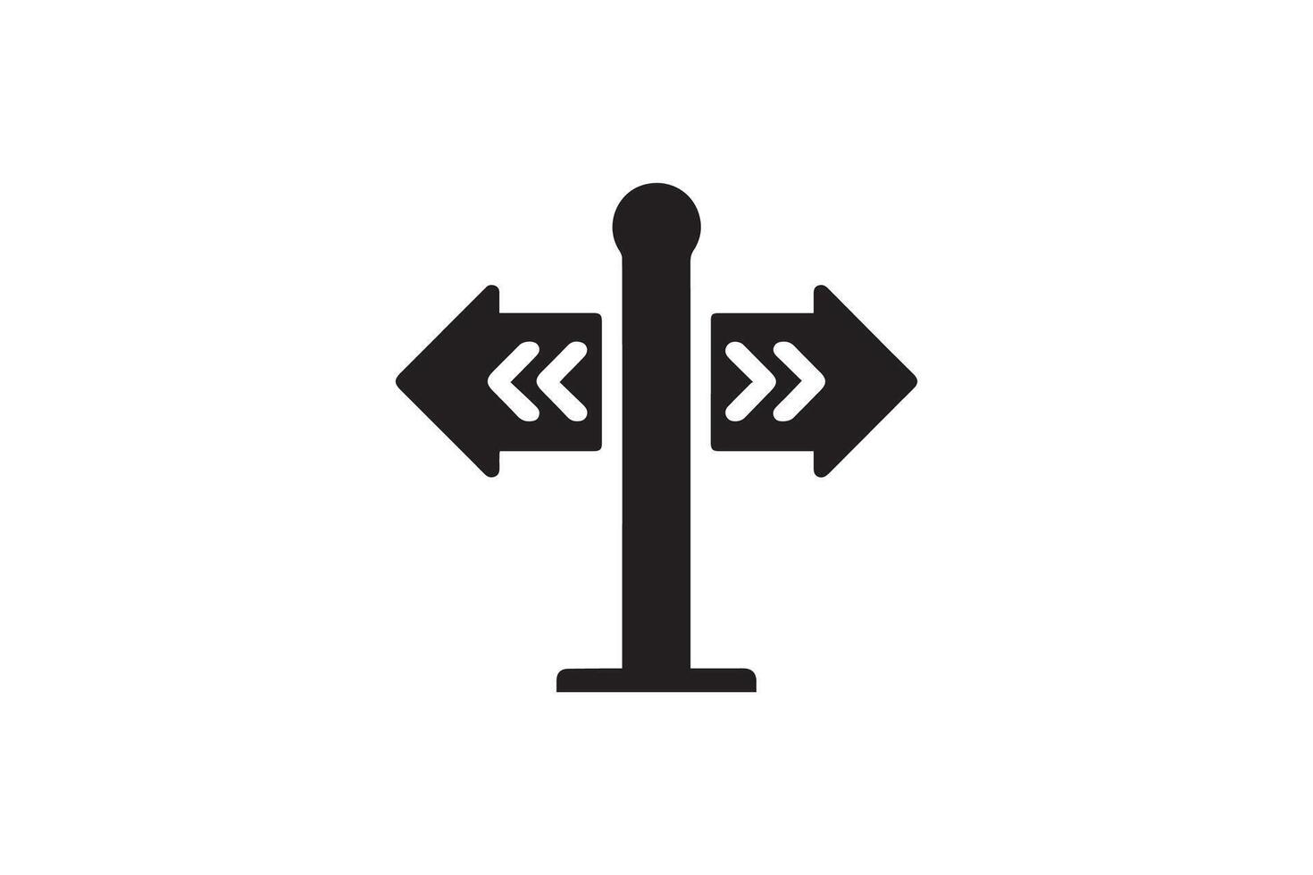 A black and white image of a traffic light vector