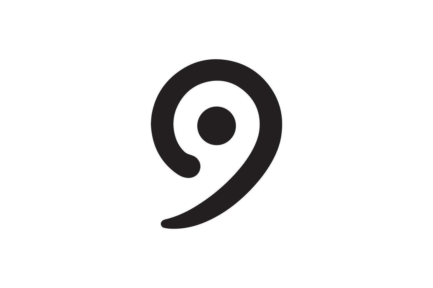 The letter e is shown in black on a white background vector