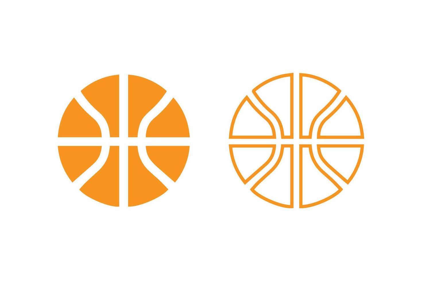 Basketball ball icon vector