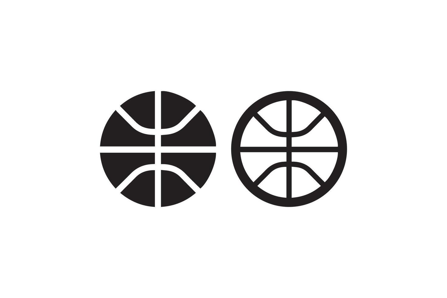 Basketball ball icon illustration vector