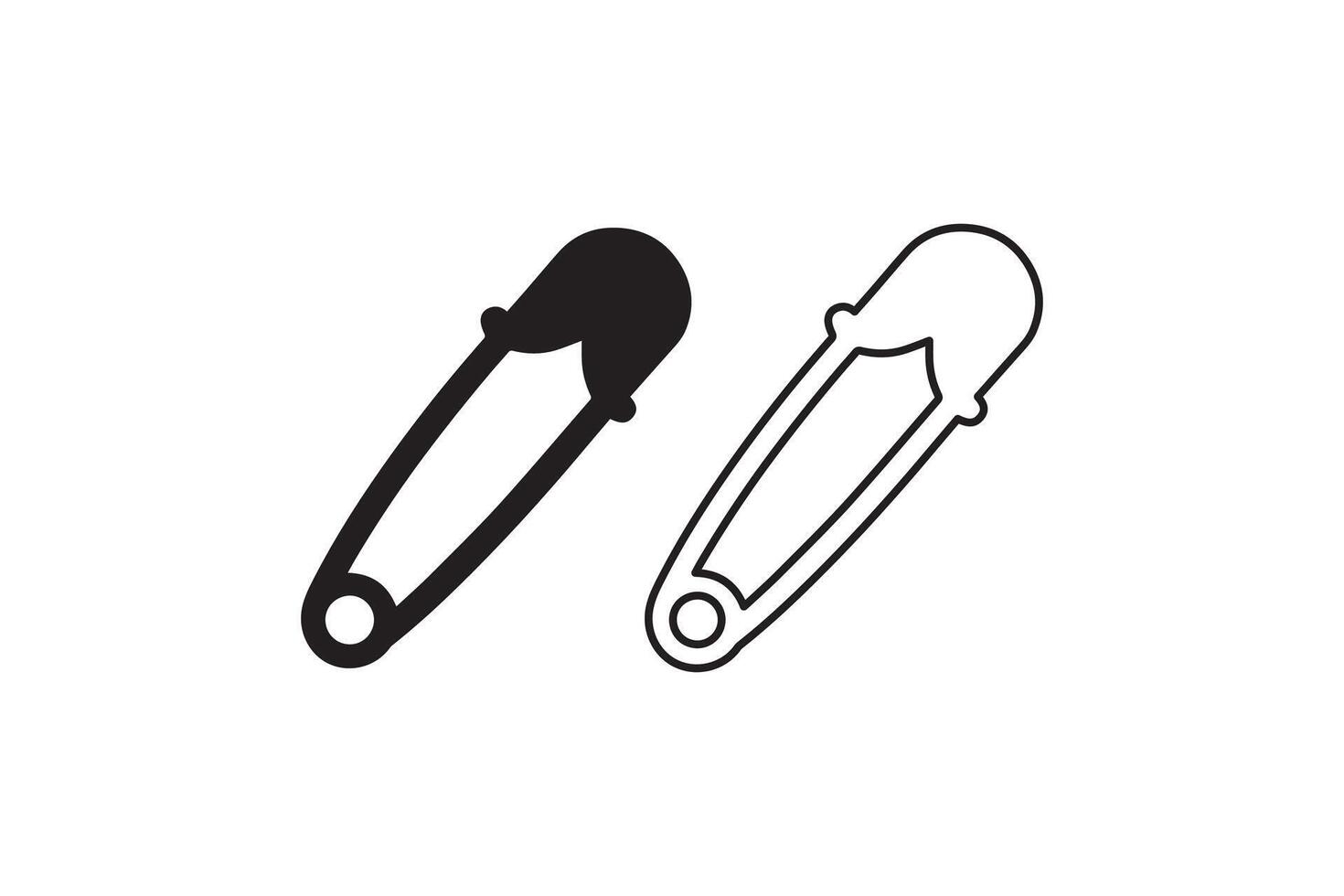 A black and white illustration of a pair of scissors vector