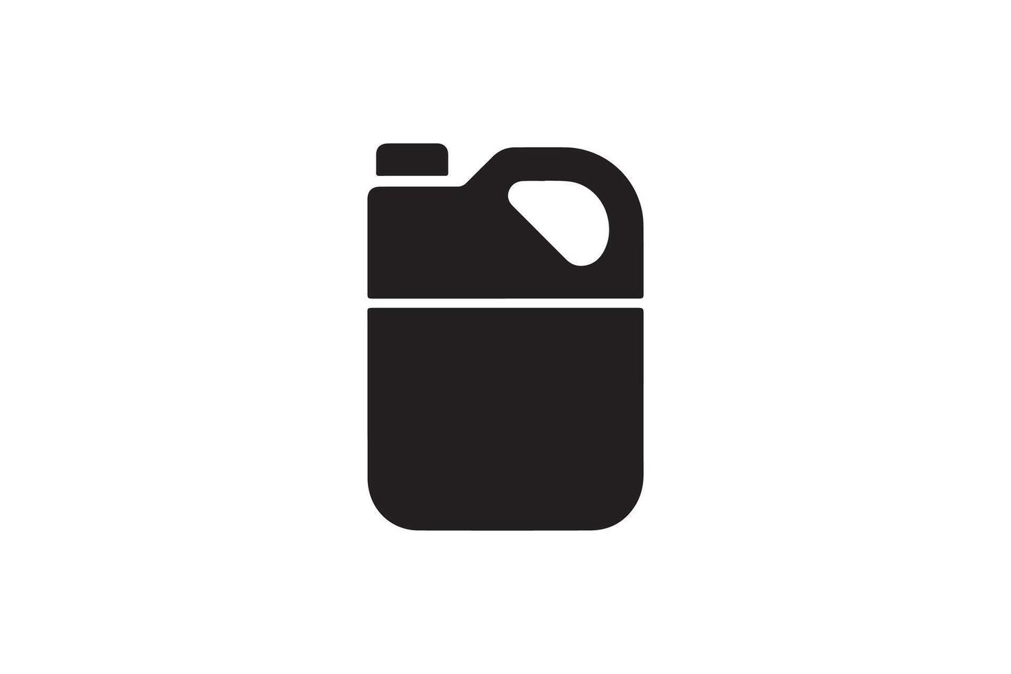 A black and white image of a jug of liquid vector