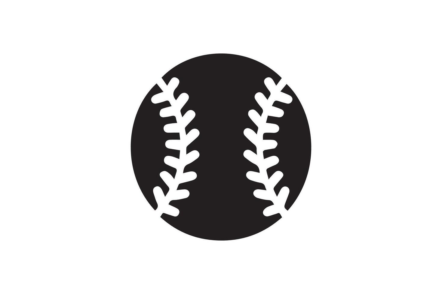 Baseball ball icon isolated on white background vector