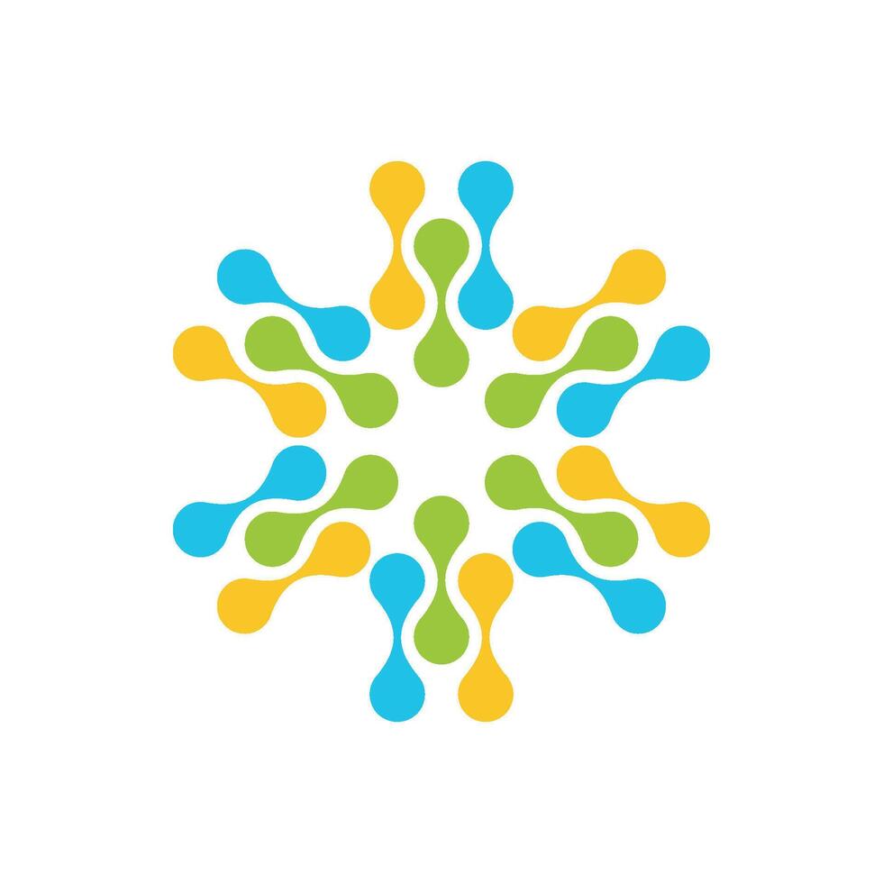 Star Molecule Logo template Illustration Design. EPS 10. vector