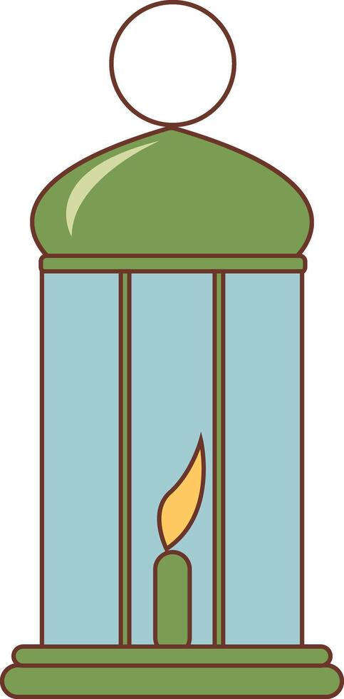 Ramadan Doodle Element with Cartoon Design. vector