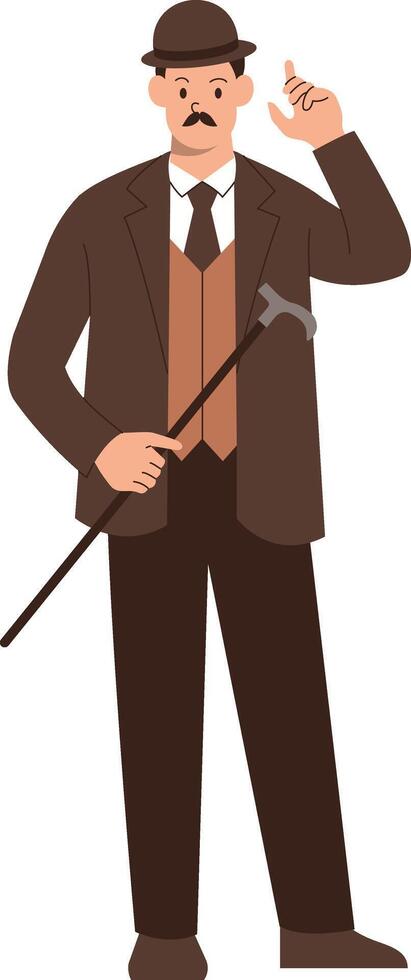 Detective Activity Character vector