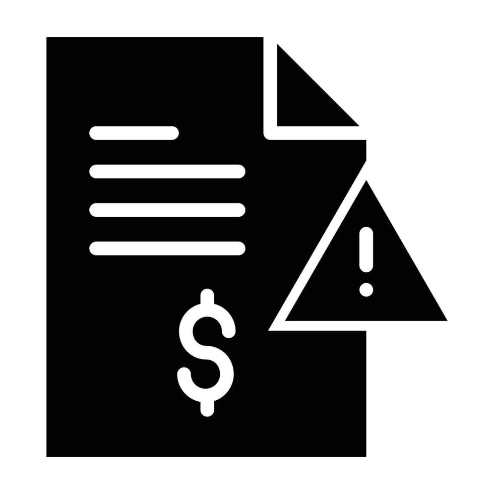 Corruption Glyph Icon Design vector