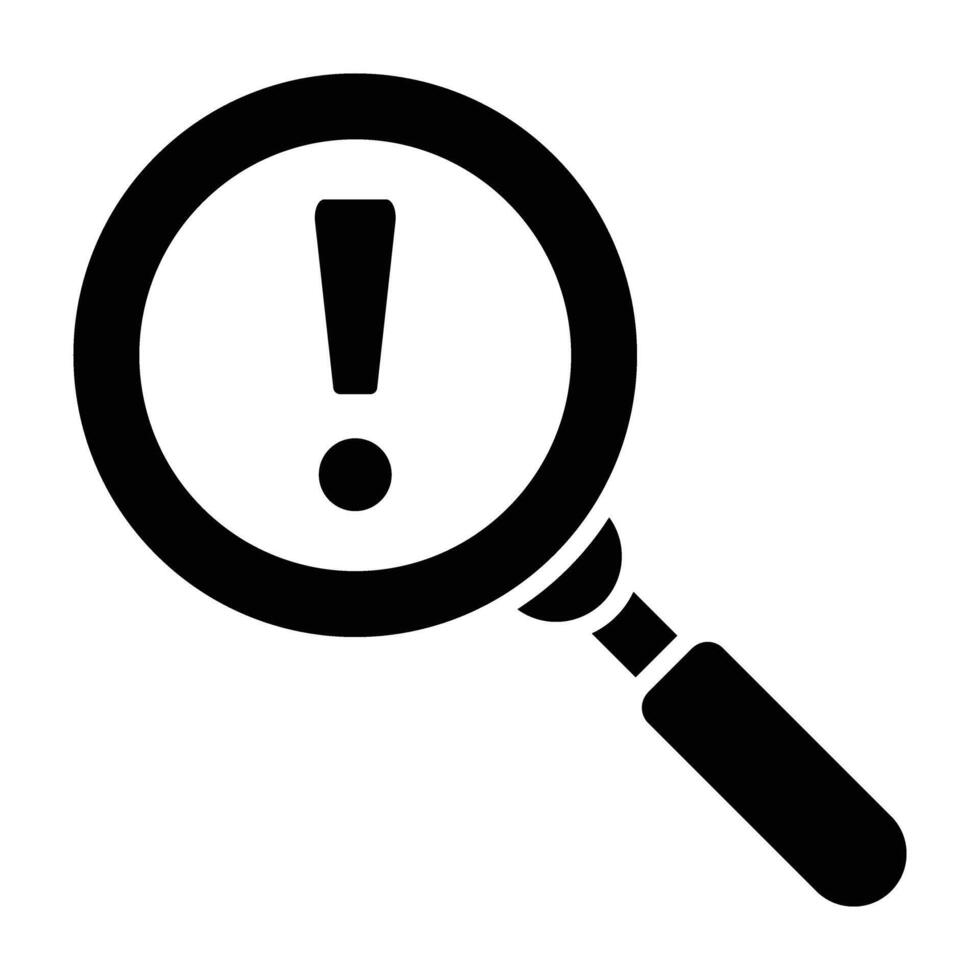 Fraud Glyph Icon Design vector