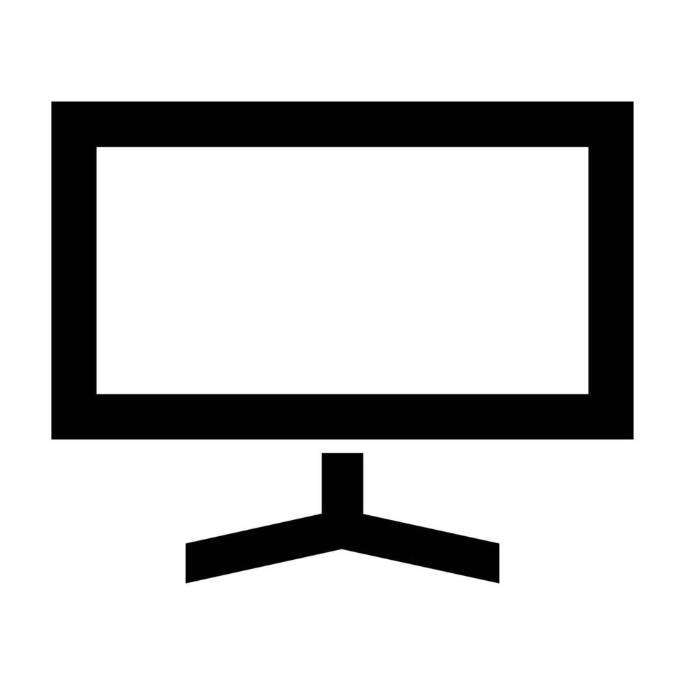 Tv Glyph Icon Design vector