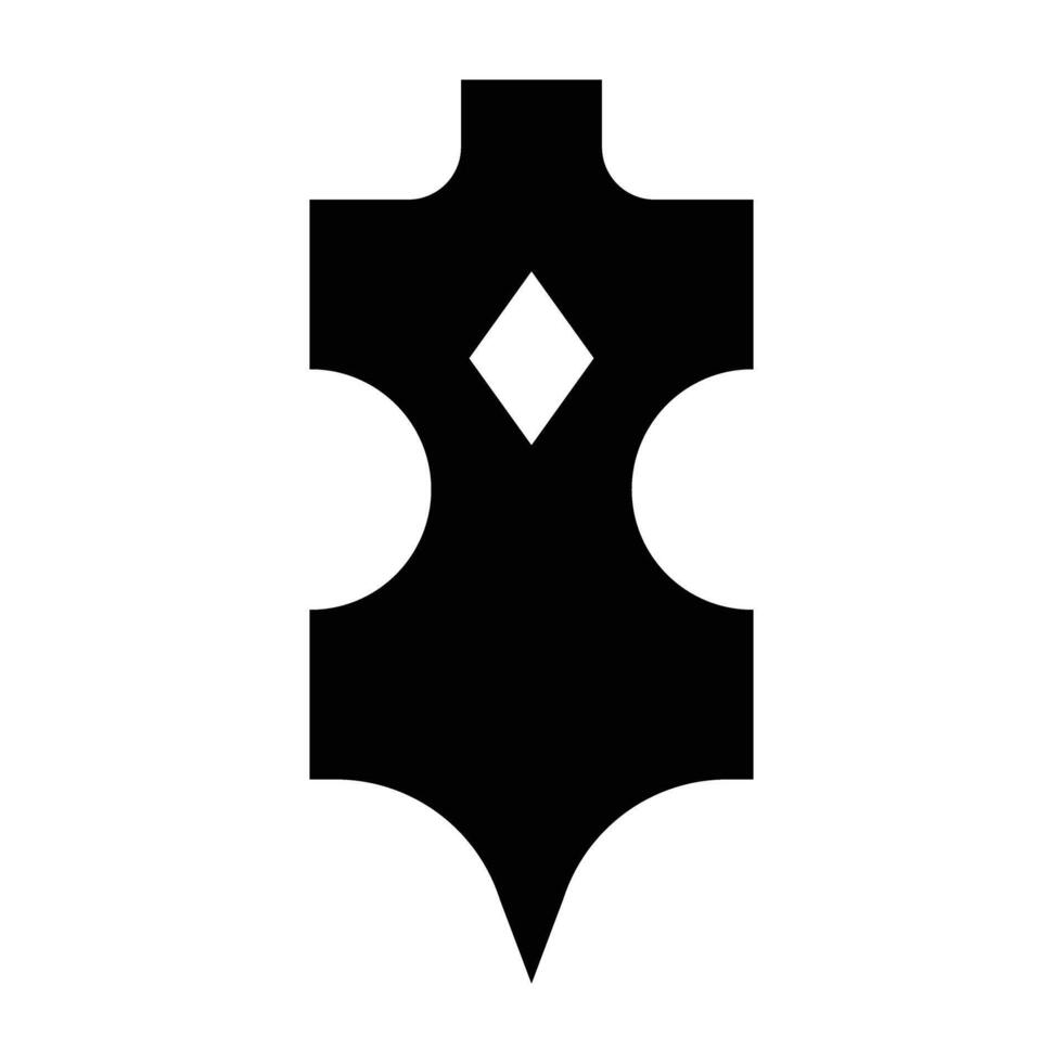 Leather Glyph Icon Design vector