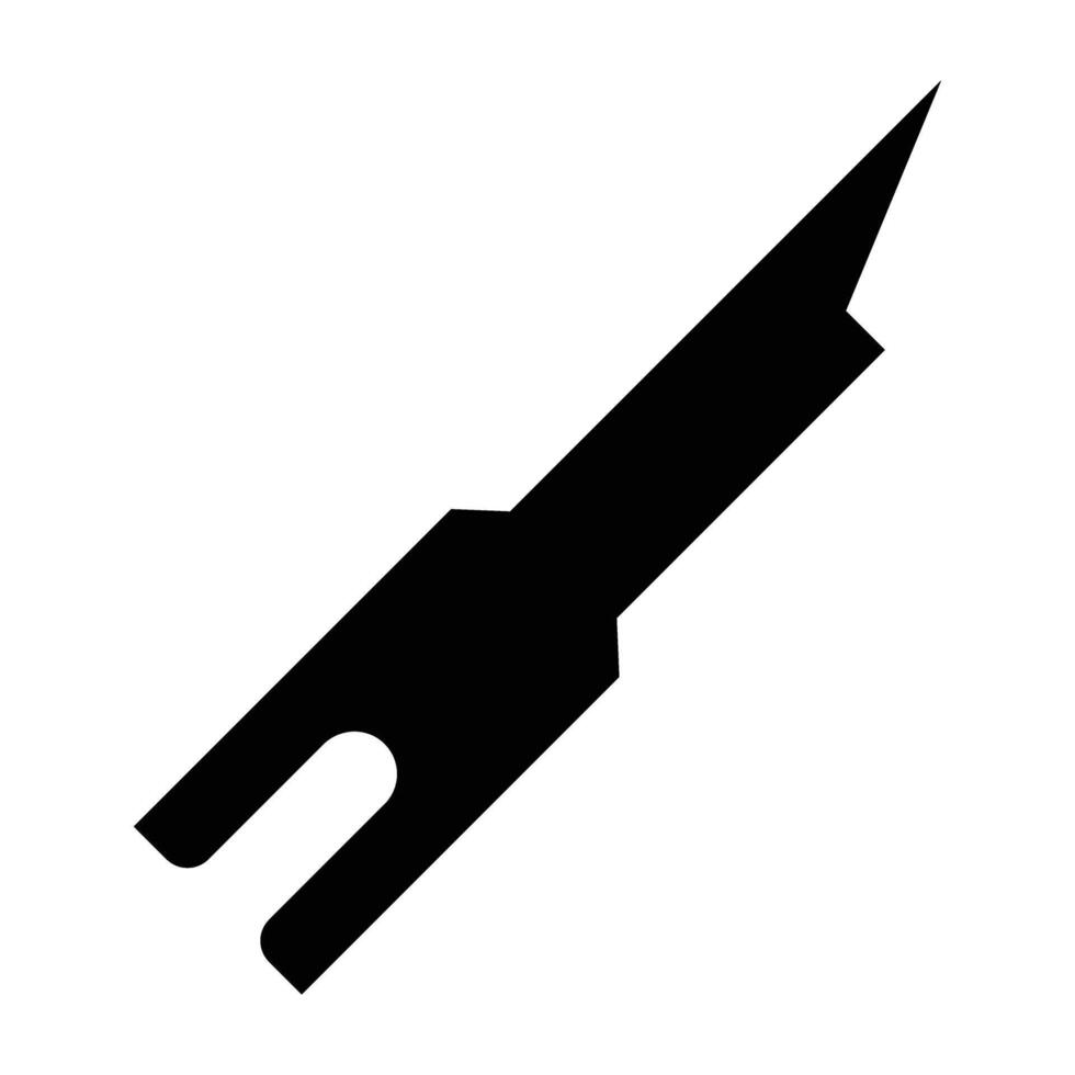 Blade Glyph Icon Design vector