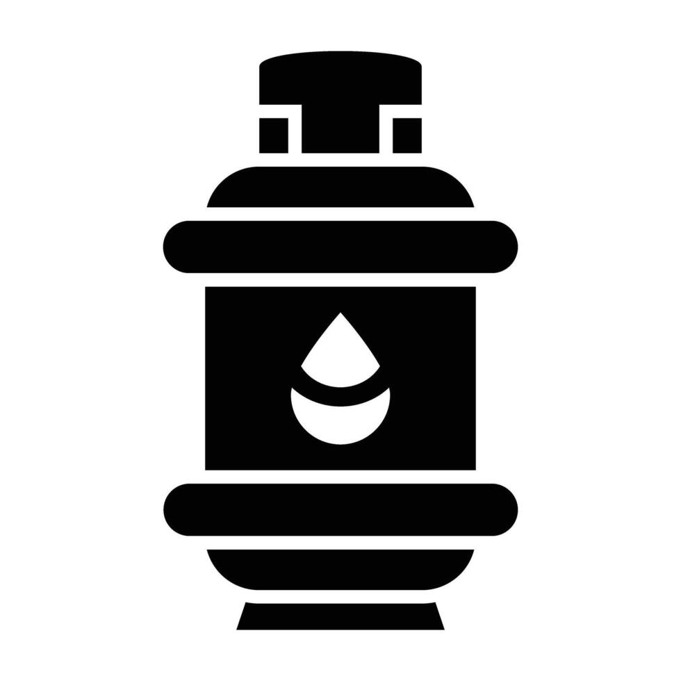 Propane Glyph Icon Design vector