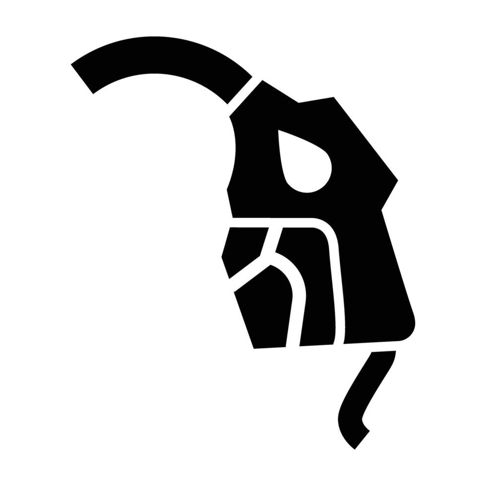 Nozzle Glyph Icon Design vector