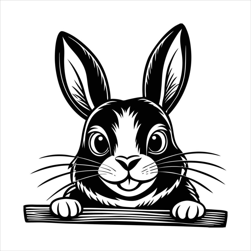 English Spot Rabbit vector