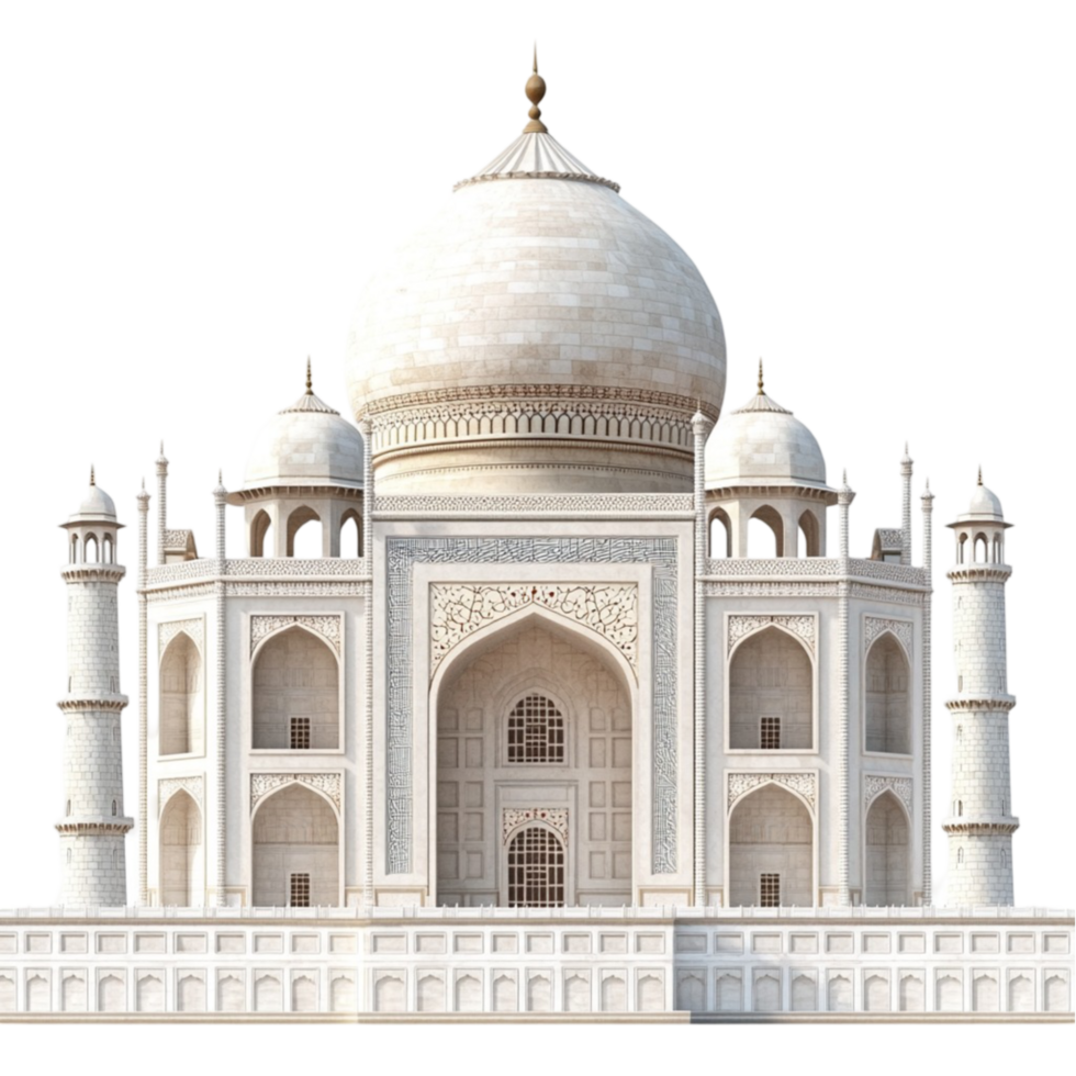 3D Taj Mahal Views from Different Angles png