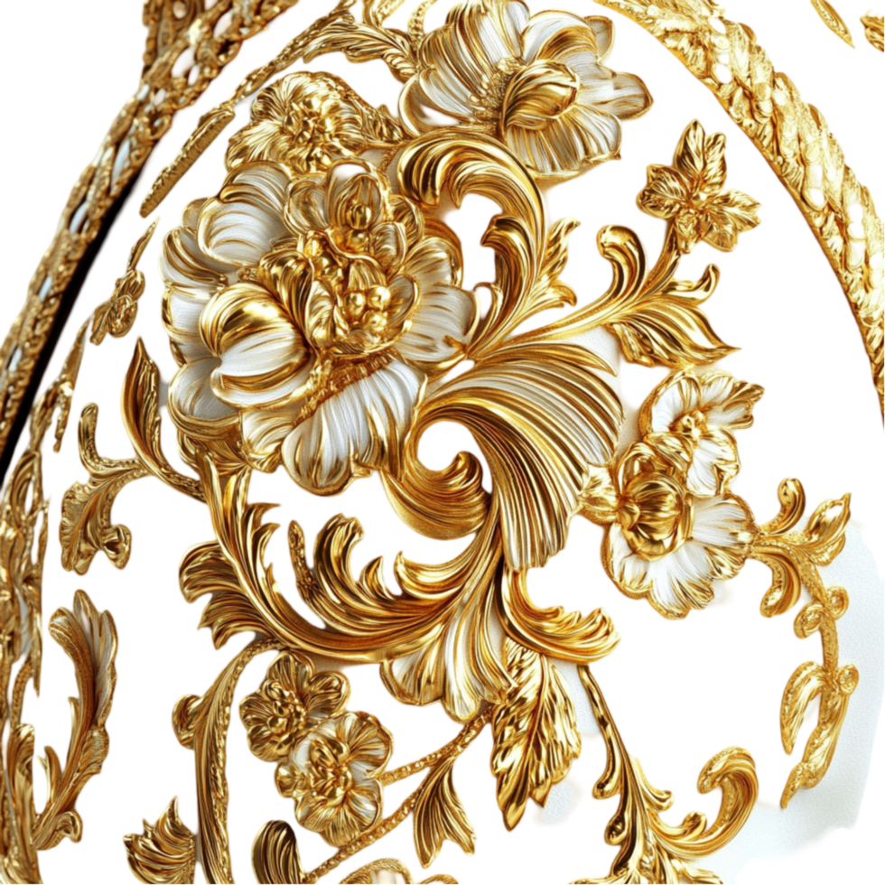 Ornate Gold Decorative Pattern png