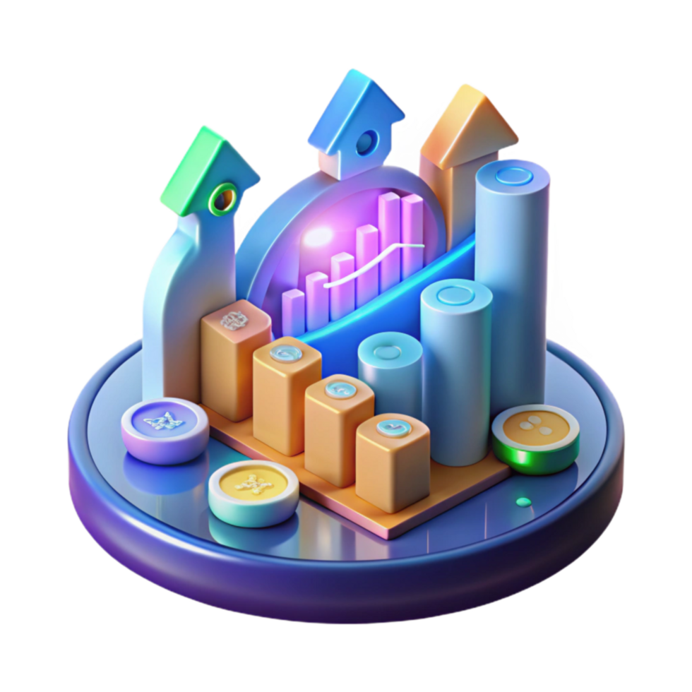 Visualizing Growth Data-Driven Insights Upward Trends png