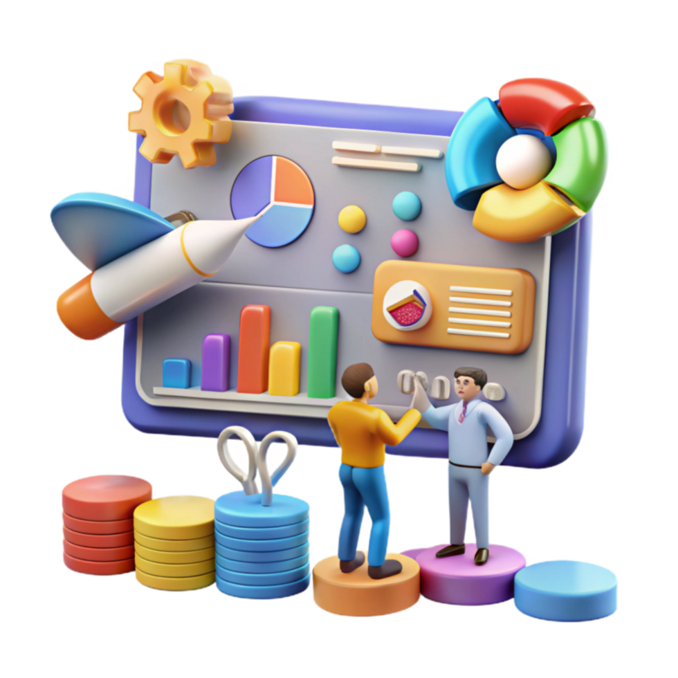 Data Analysis Visualizing Business Growth Insights png