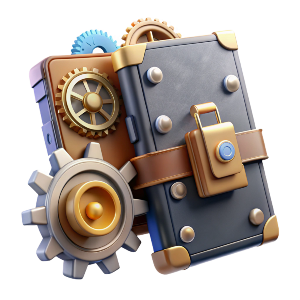 Secure Data Vault Gear-Driven Encryption png
