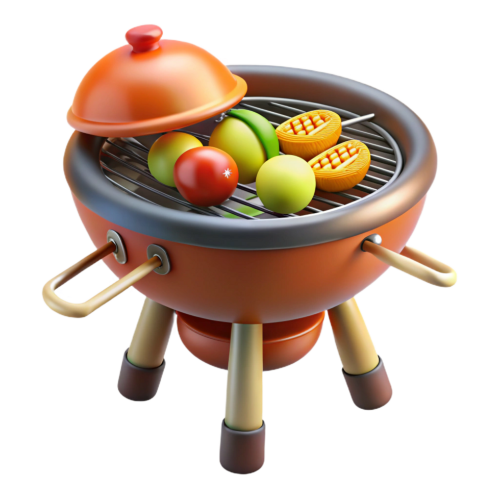 Summer Grill Delicious Veggie Fruit Kebabs png