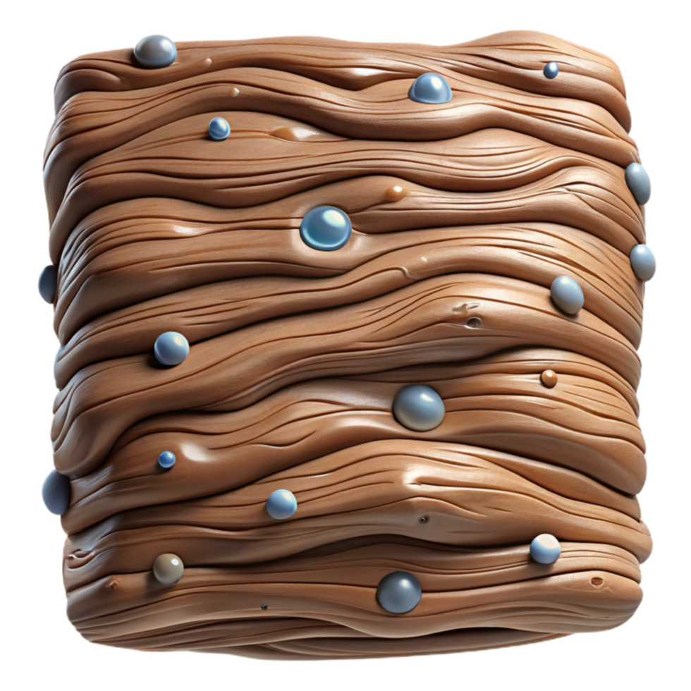 Abstract Wooden Texture with Embedded Pearls png