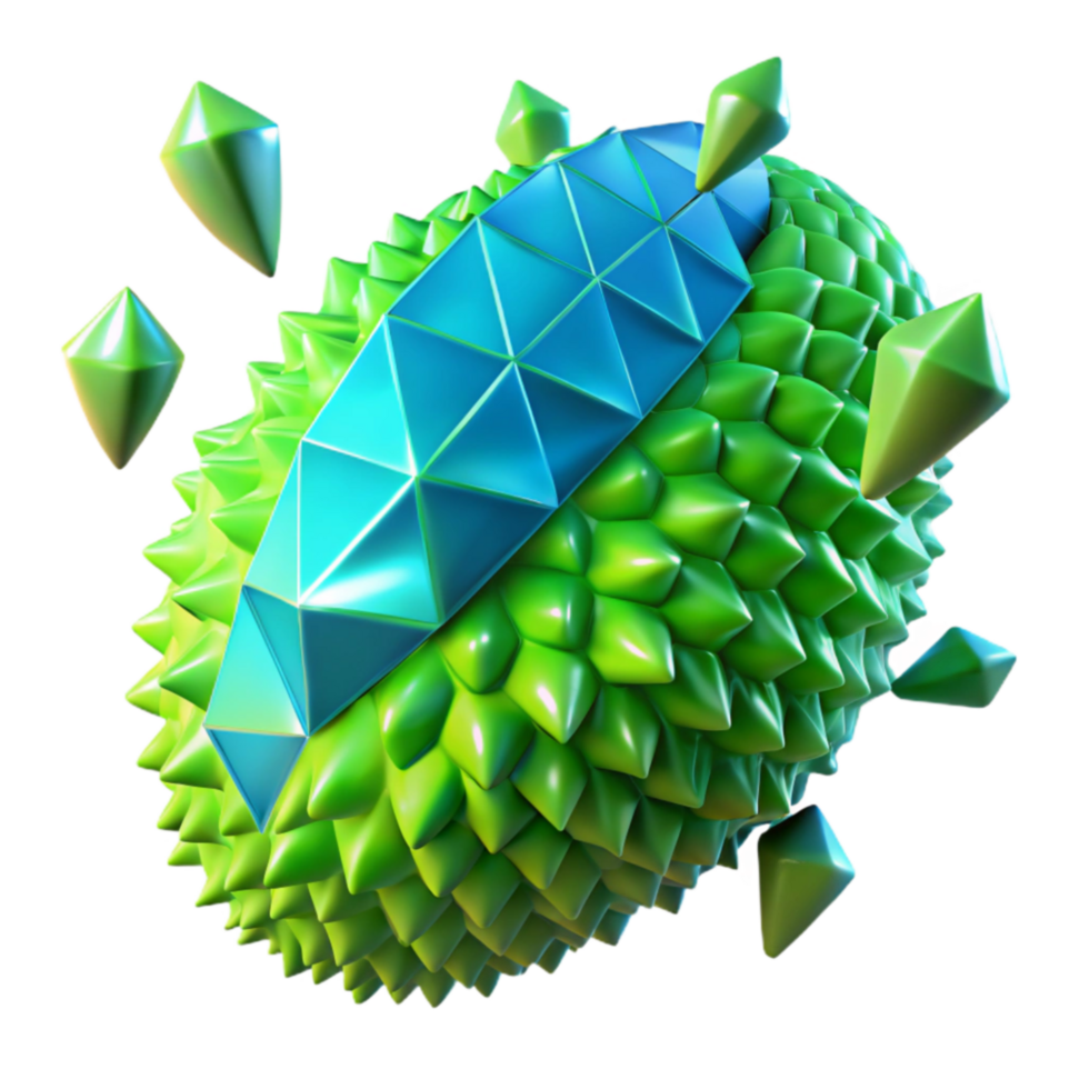 abstrato durian com geométrico Projeto png