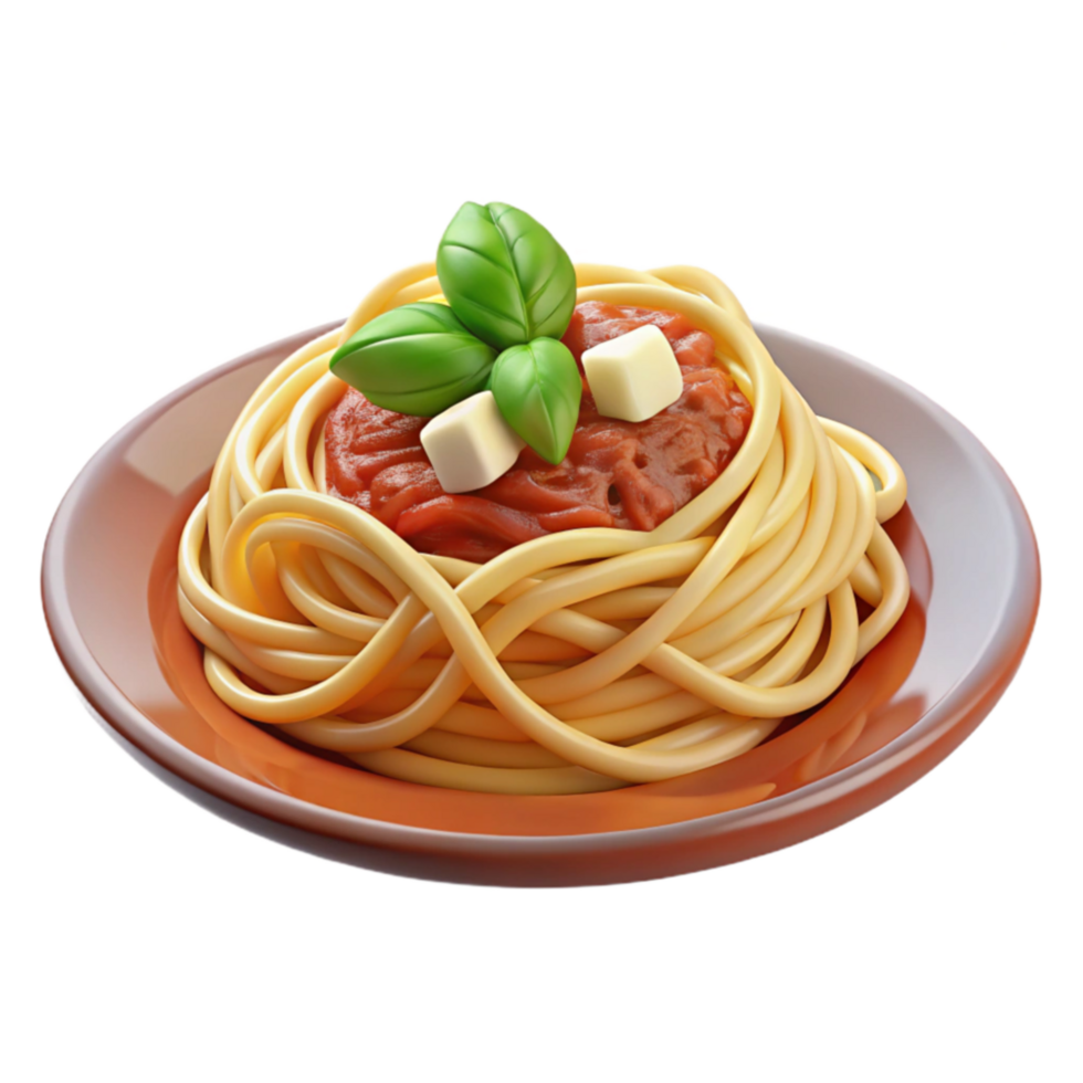Spaghetti with Tomato Sauce and Cheese png