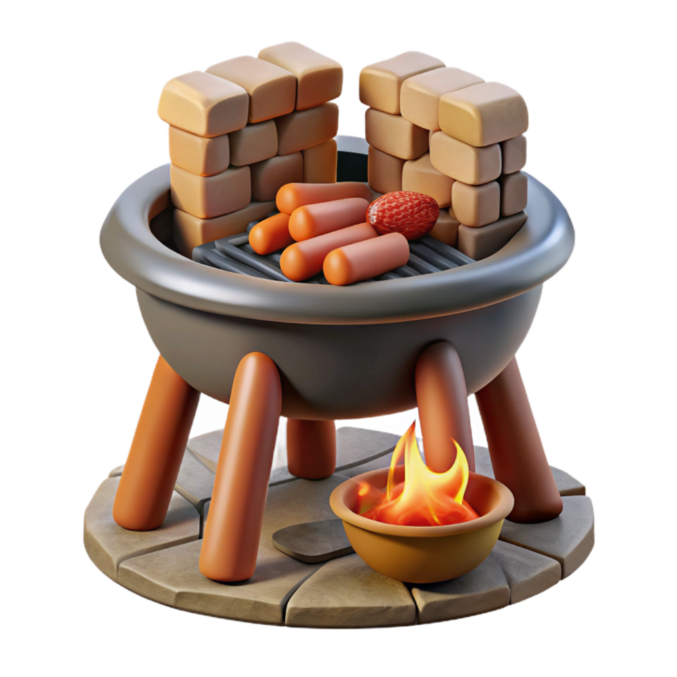 Summertime Grill Hot Dogs Backyard BBQ png