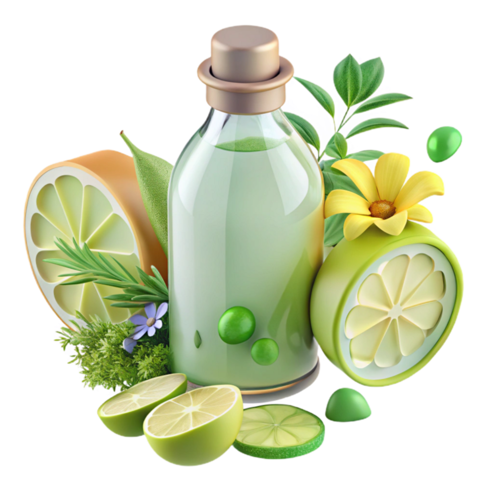 Citrus Herb Essential Oil Blend Refreshing Aroma png