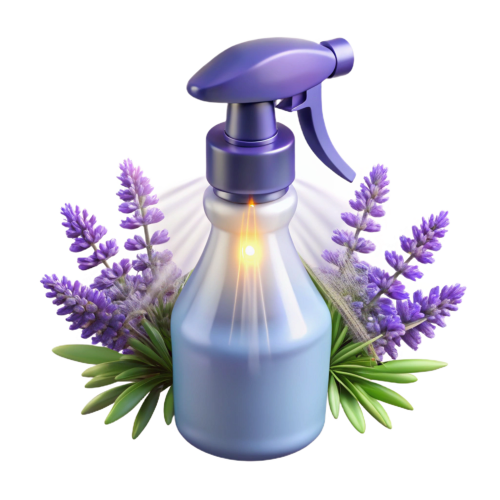 Lavender Spray Bottle Relaxing Aroma Mist png