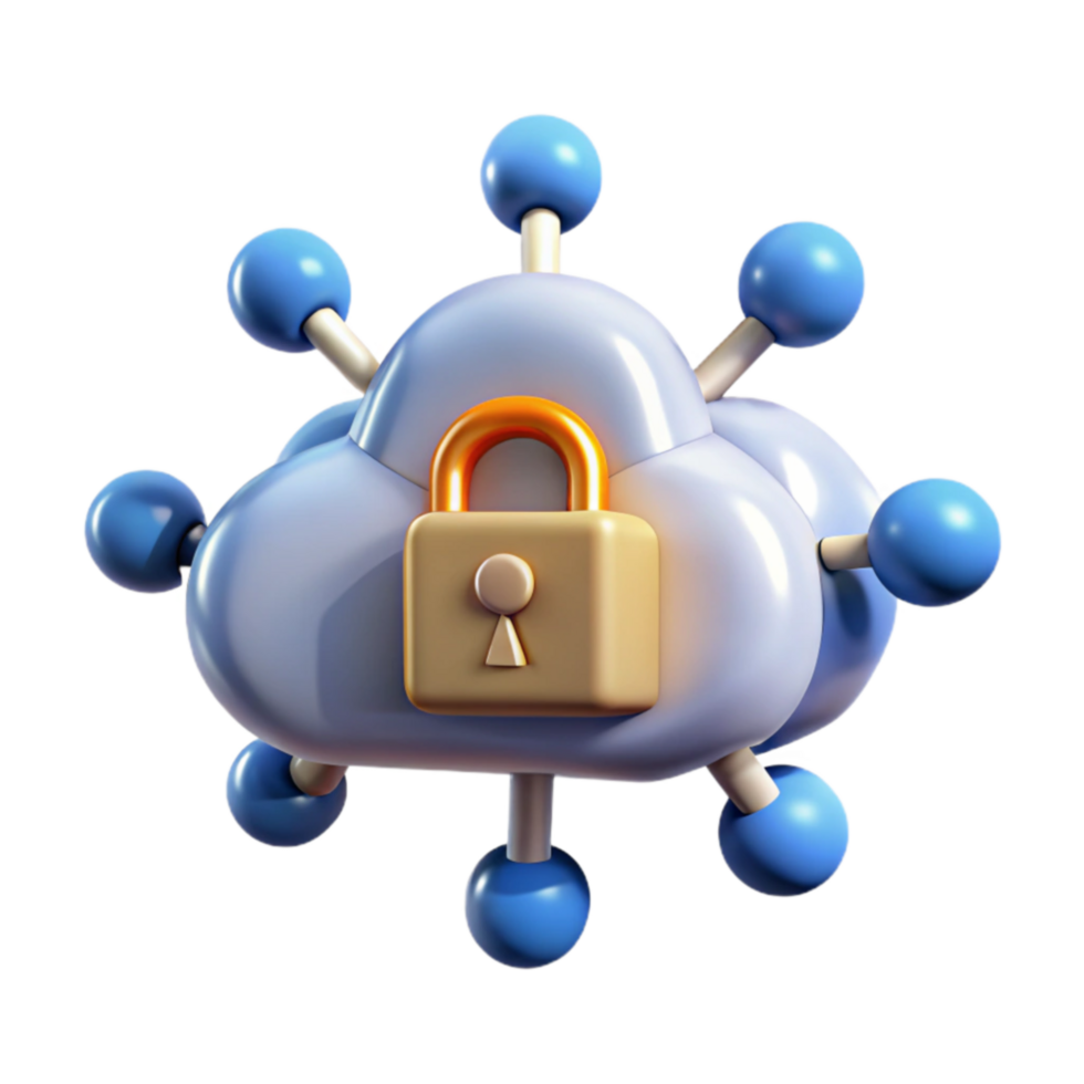 Cloud Security Network Data Protection with Encryption png