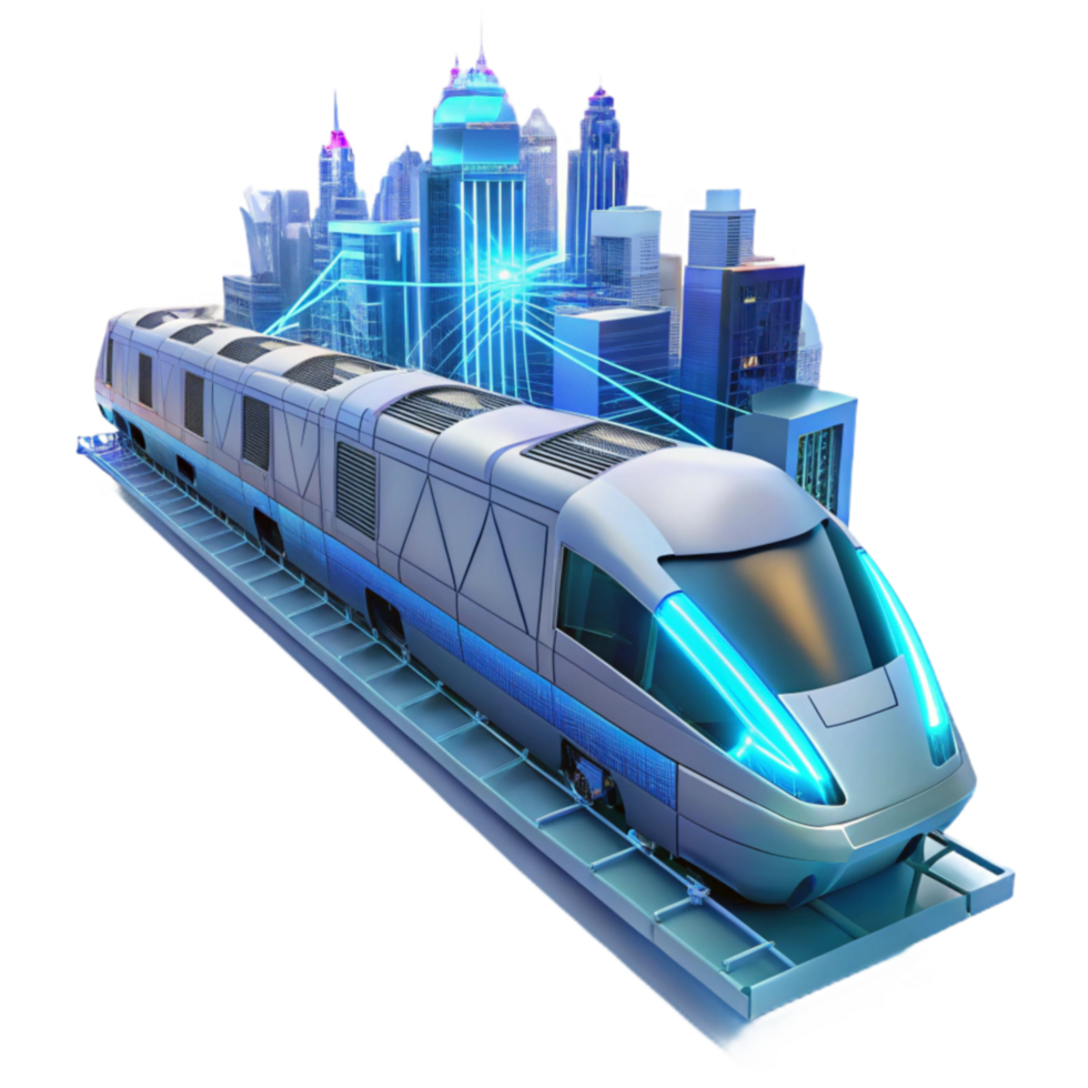 Future City Transit High-Speed Rail Network png