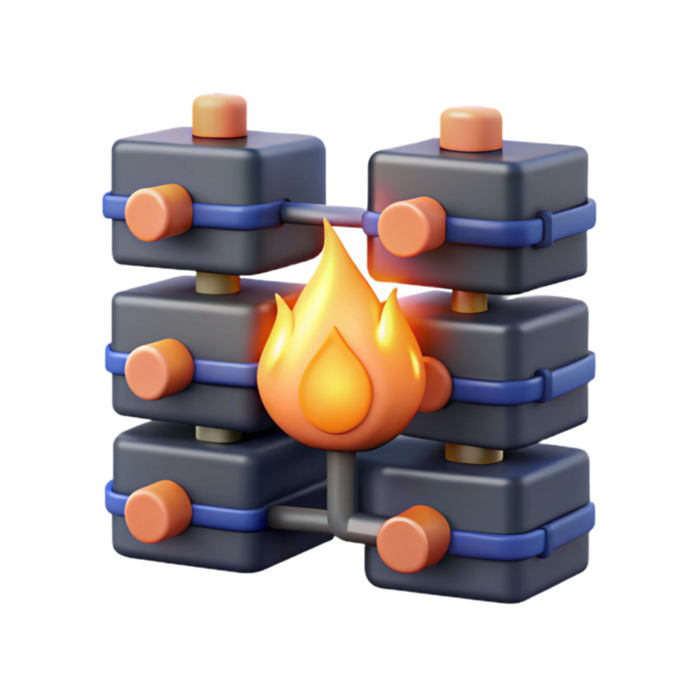 System Failure Network Overload and Fire Hazard png