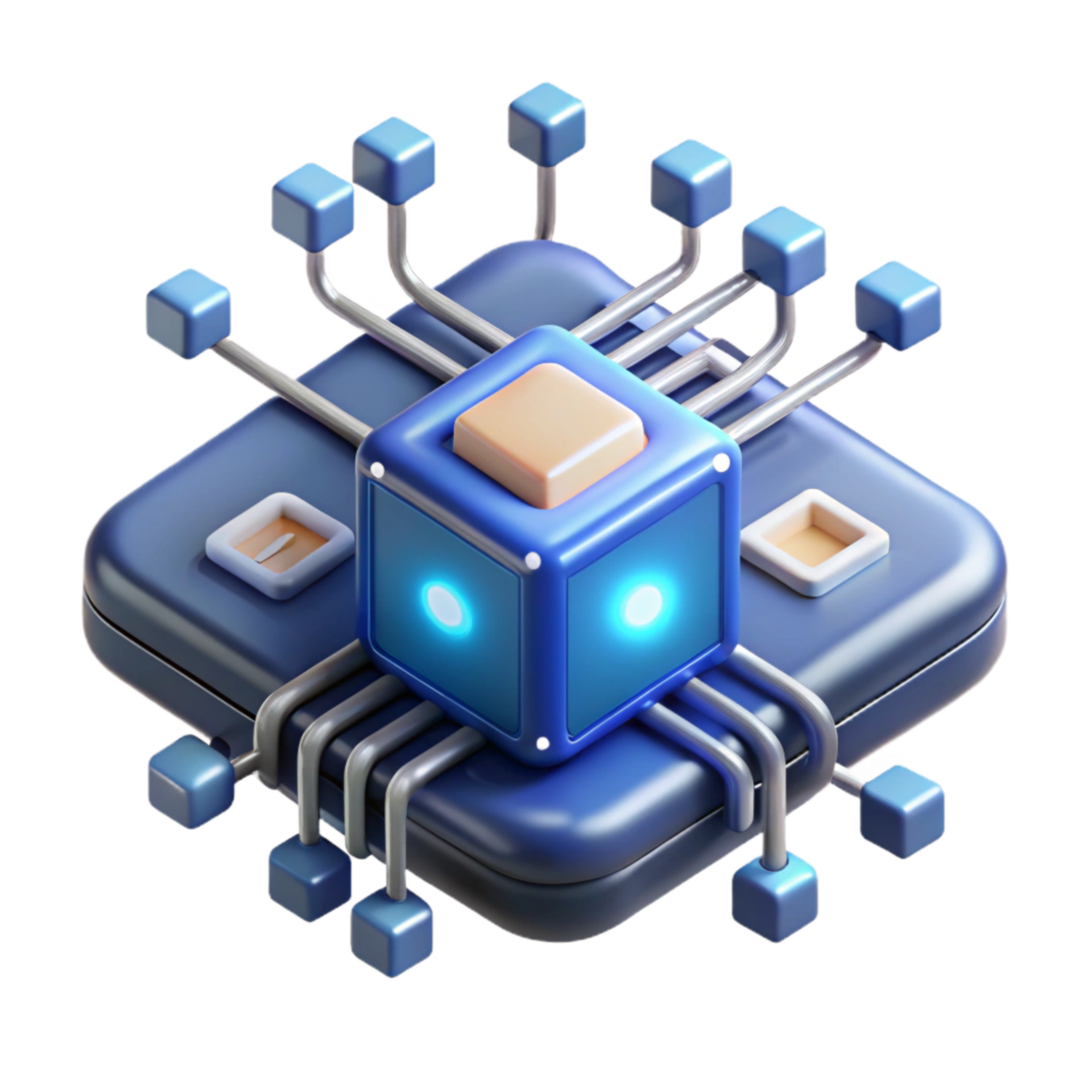 Centralized Data Processing Unit A Networked Cube System 56087785 PNG