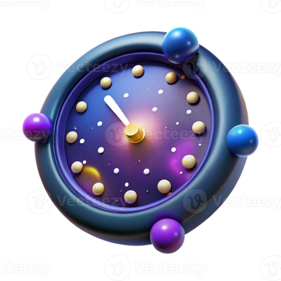 Cosmic Clock Time, Space, and 3D Design png