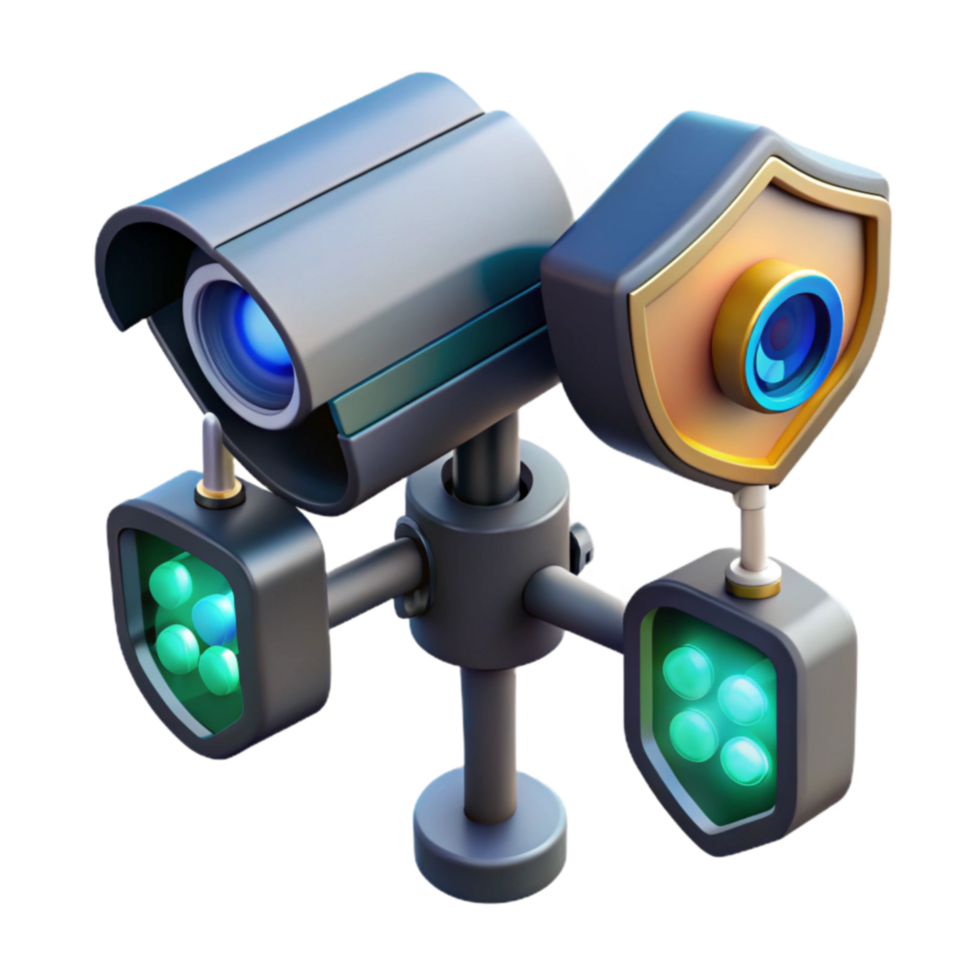 Advanced Security System Multi-Camera Surveillance Protection png