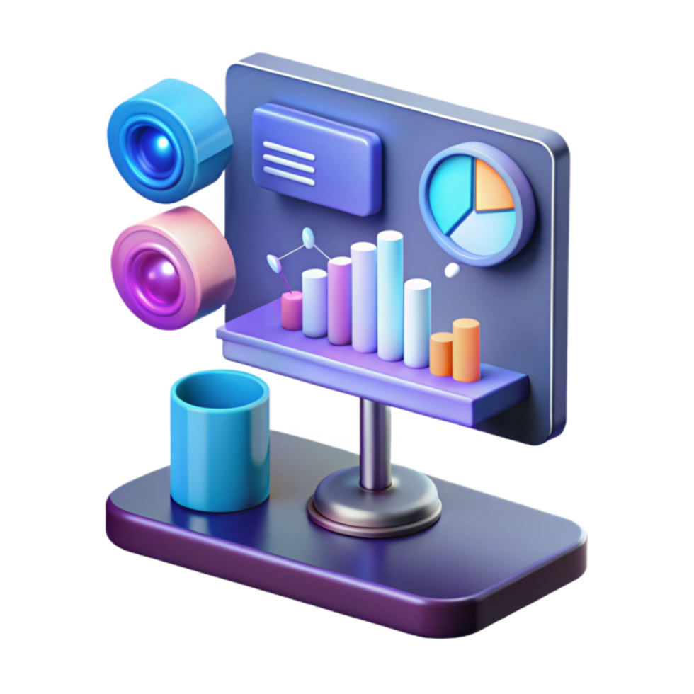 Data Visualization Dashboard Charts, Graphs, and Insights png