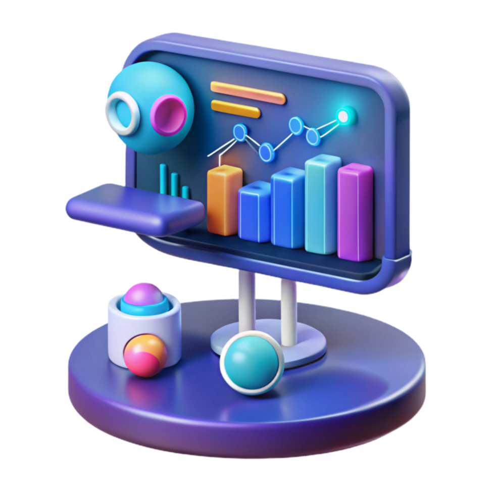 Data Visualization Interactive Dashboard with Charts and Graphs png