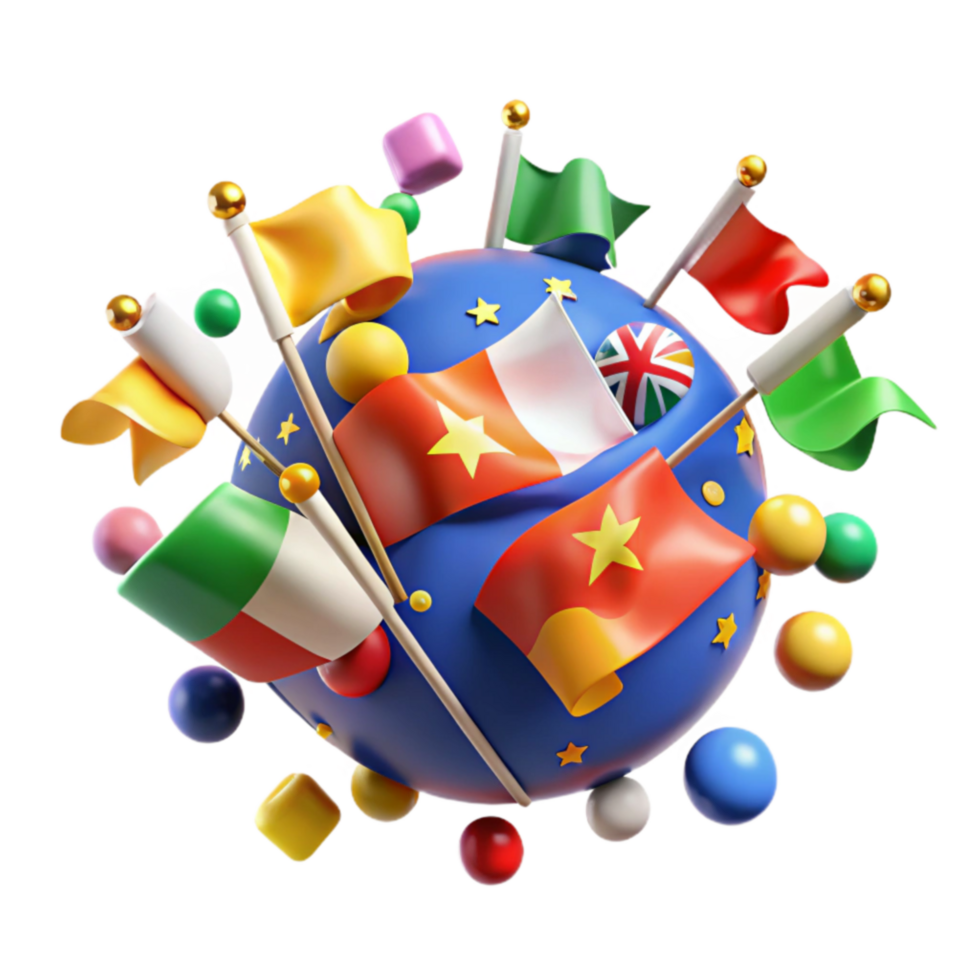 Global Unity International Flags Cultures png