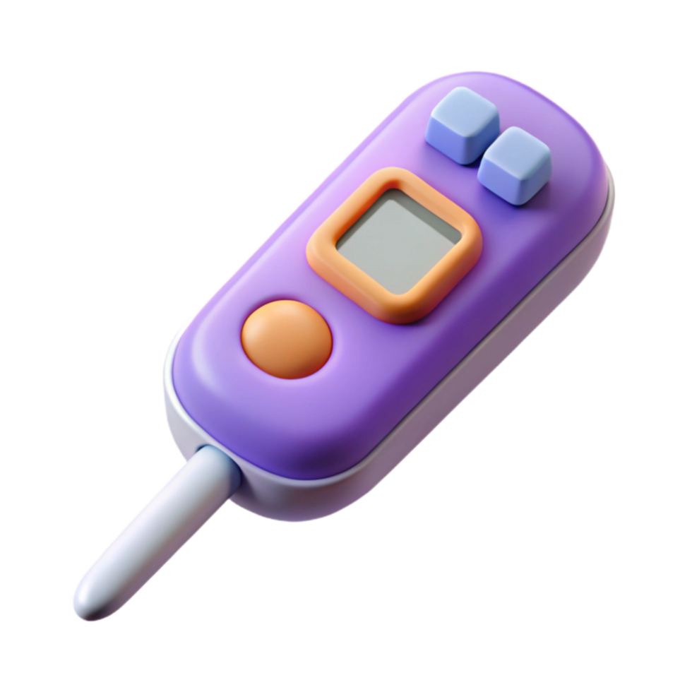 Digital Kids Thermometer Playful Design, Easy Temperature Reading png