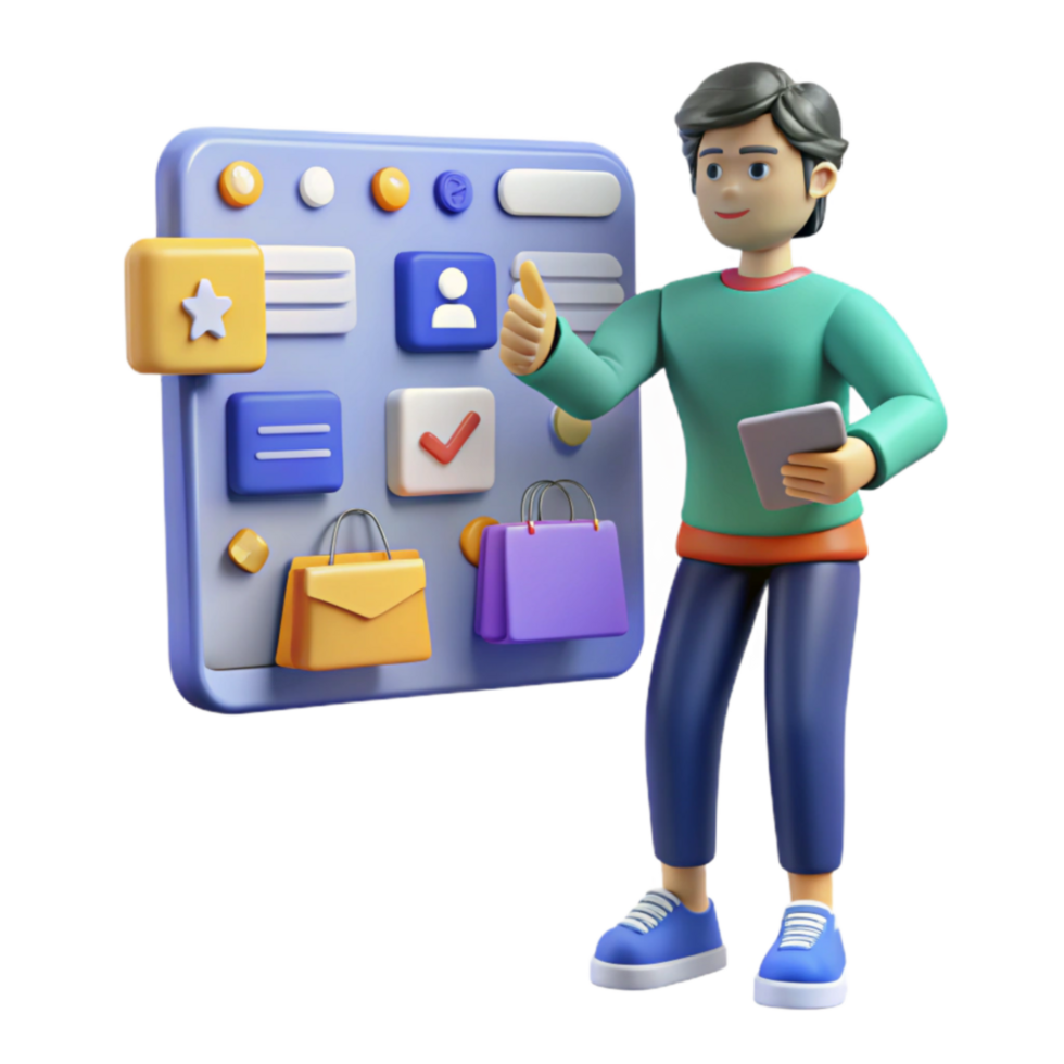 User-Friendly App Interface Design for Online Shopping png