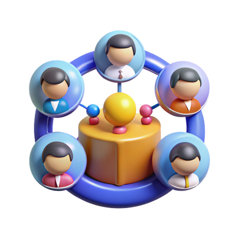Teamwork Collaboration, Networking, and Shared Goals png