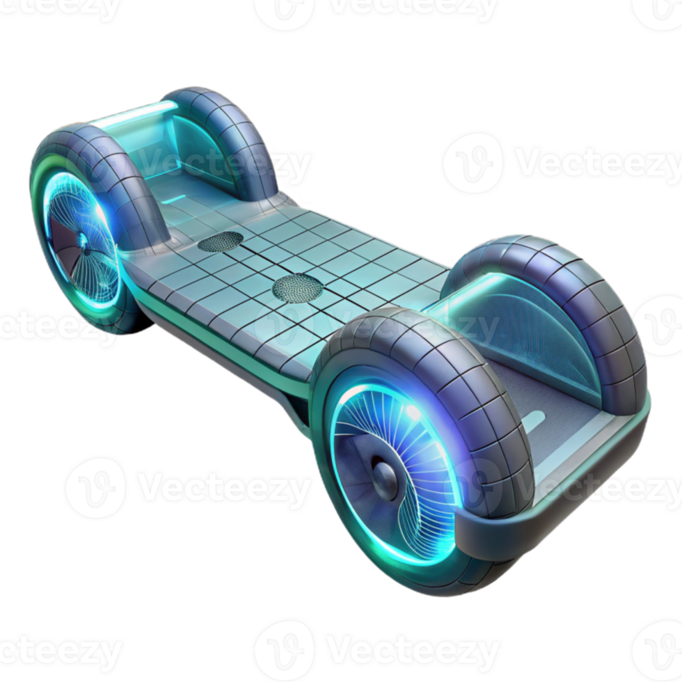 Futuristic Self-Balancing Scooter Design Concept png