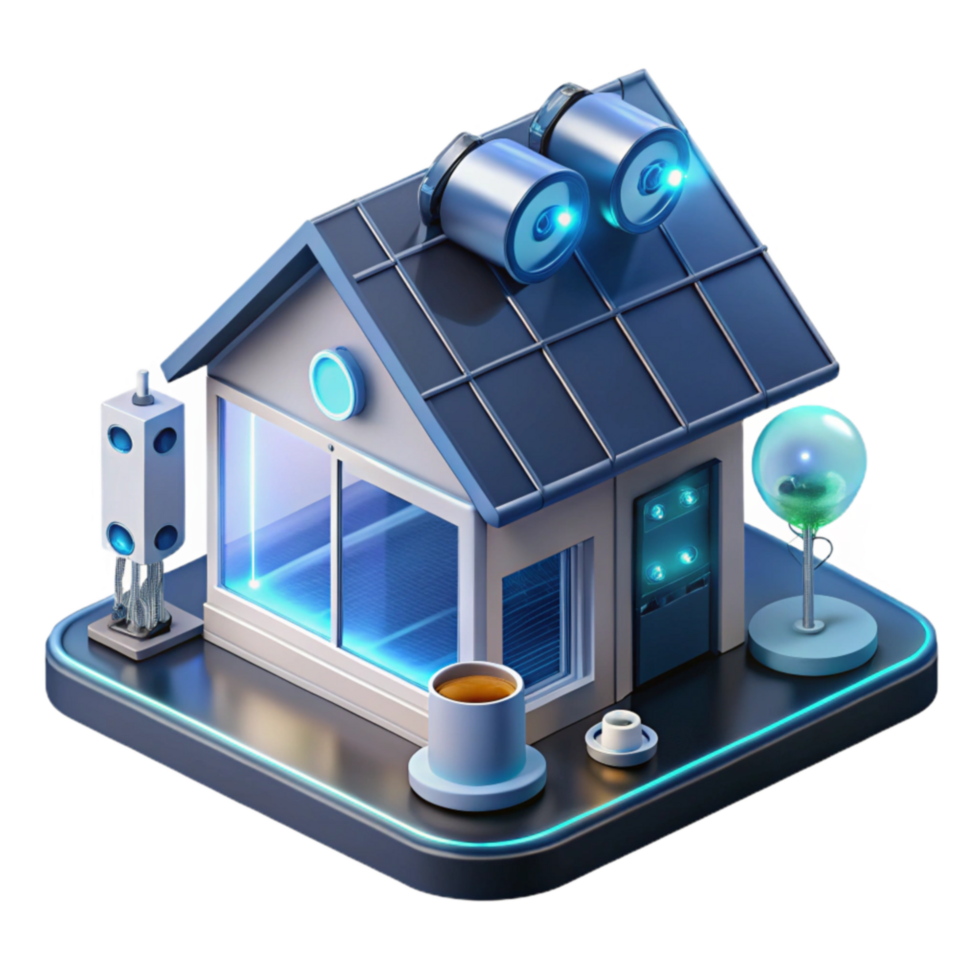 Smart Home Technology Automated Energy Efficiency Security png