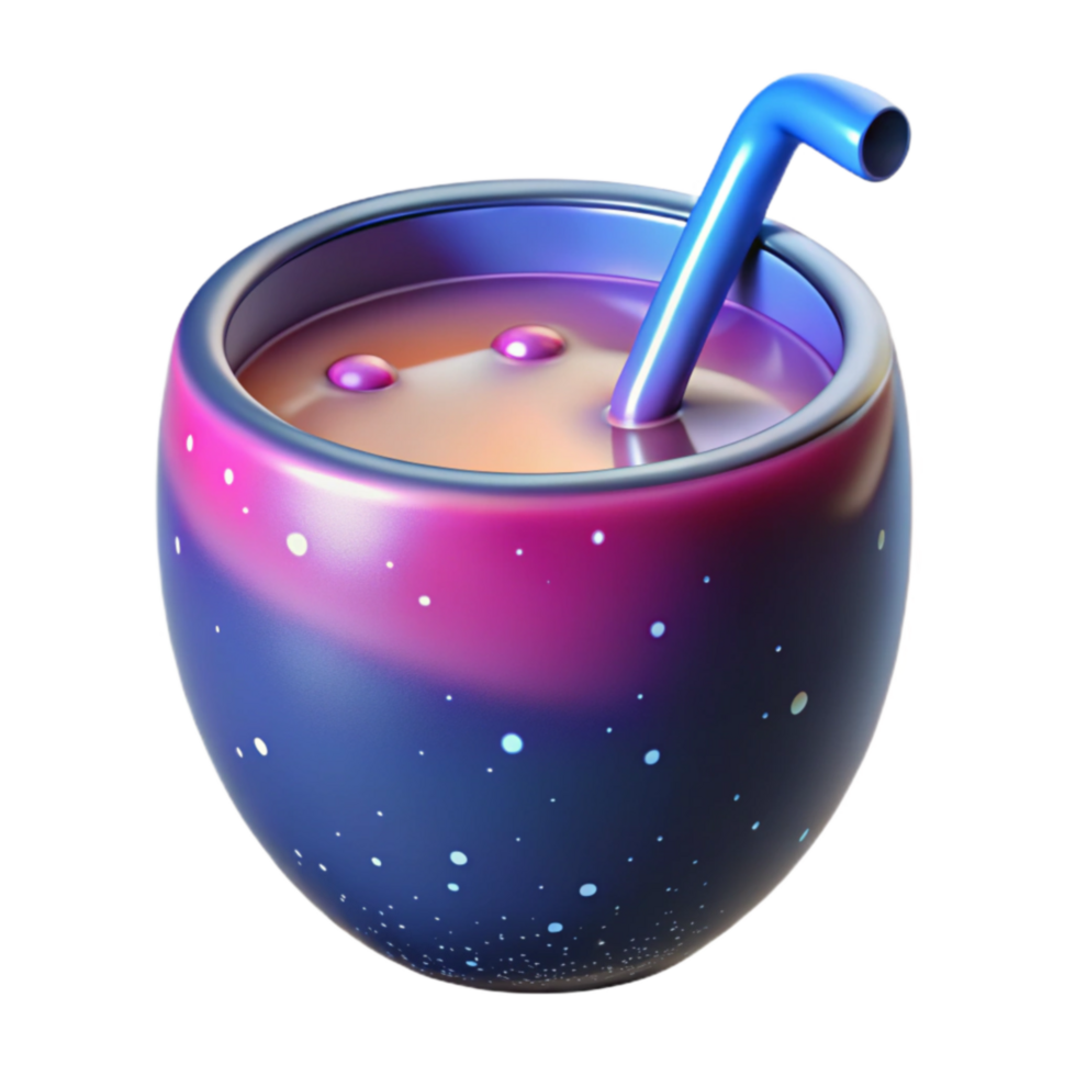 Cosmic Drink in a Galaxy Cup png